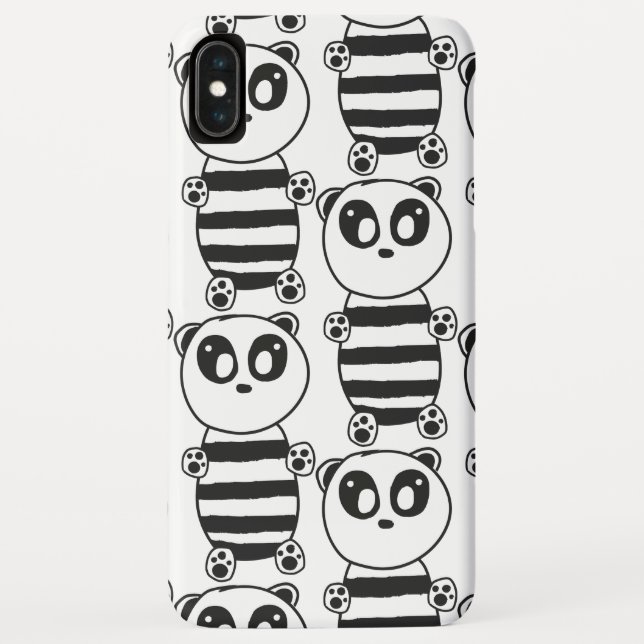 Panda Kids Case-Mate iPhone Hülle (Rückseite)