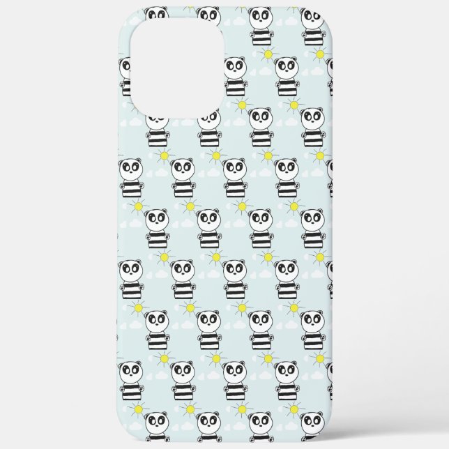 Panda Kids Case-Mate iPhone Hülle (Rückseite)