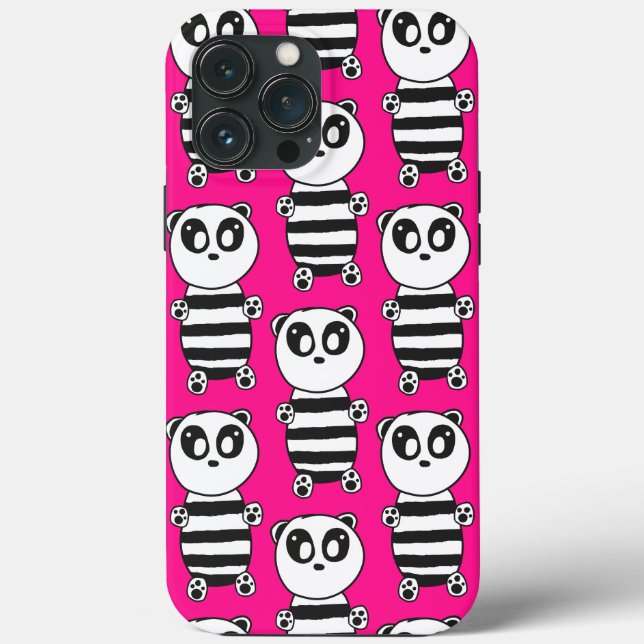Panda Kids Case-Mate iPhone Hülle (Rückseite)