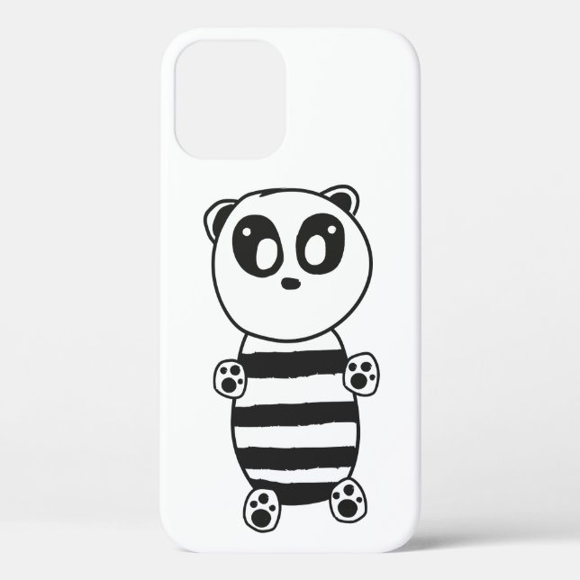 Panda Kids Case-Mate iPhone Hülle (Rückseite)