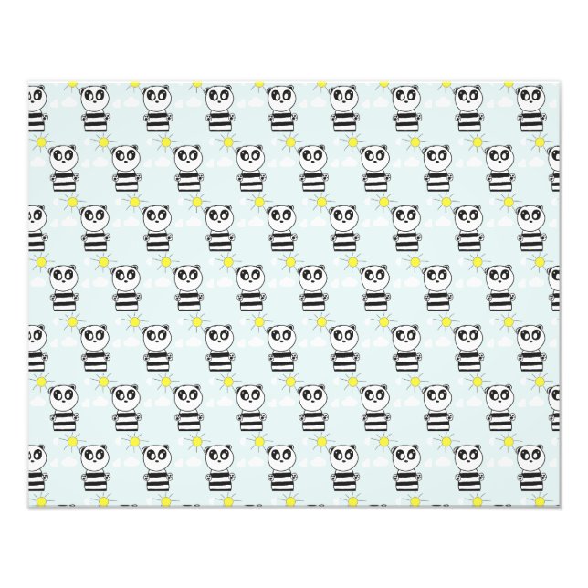 Panda Kids Fotodruck (Vorne)