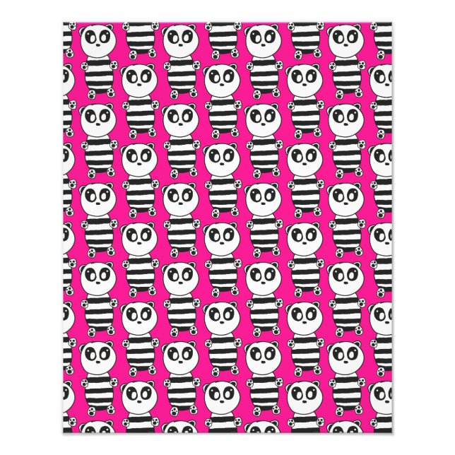 Panda Kids Fotodruck (Vorne)