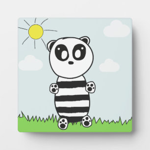 Panda Kids Fotoplatte