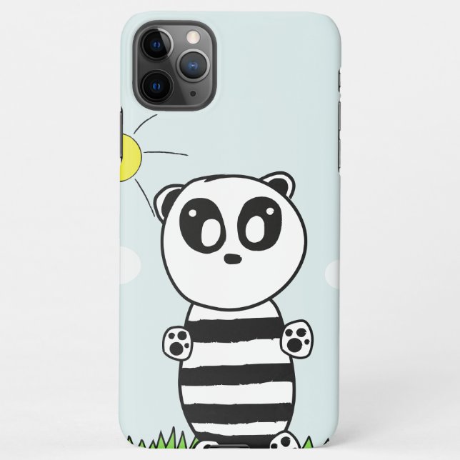 Panda Kids iPhone Hülle (Rückseite)