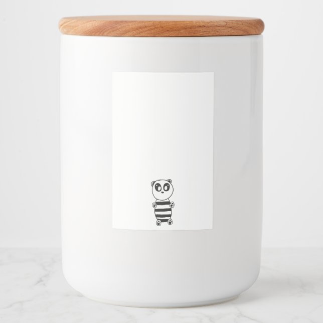 Panda Kids Lebensmitteletikett (Vorderseite)