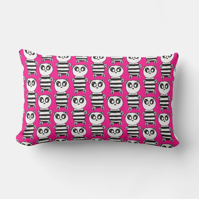 Panda Kids Lendenkissen (Vorderseite)