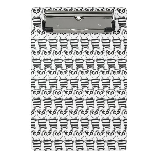 Panda Kids Mini Klemmbrett (Vorderseite)