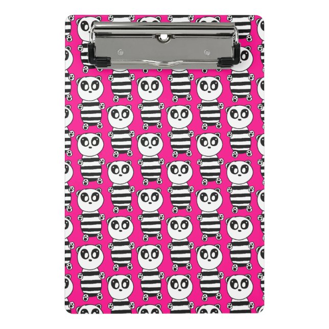 Panda Kids Mini Klemmbrett (Vorderseite)