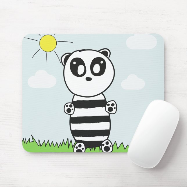Panda Kids Mousepad (Mit Mouse)