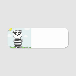 Panda Kids Namensschild