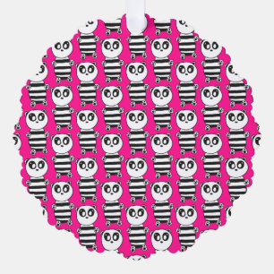 Panda Kids Ornament Karte