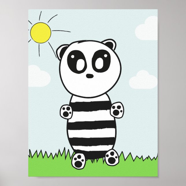 Panda Kids Poster (Vorne)