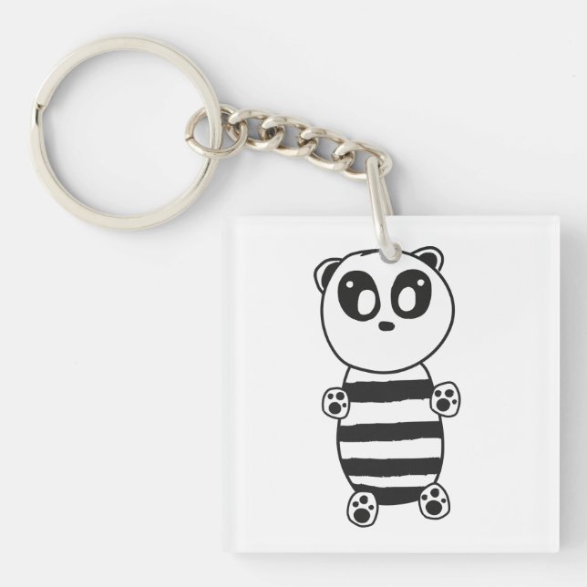 Panda Kids Schlüsselanhänger (Vorderseite)