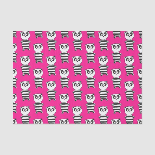 Panda Kids Seidenpapier (Vorderseite)
