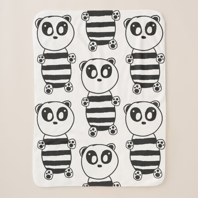 Panda Kids Sherpadecke (Vorderseite)