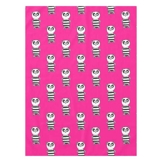 Panda Kids Tischdecke (Vorderseite)