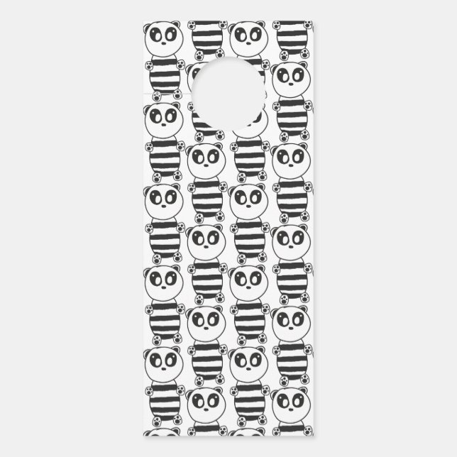 Panda Kids Türanhänger (Vorderseite)