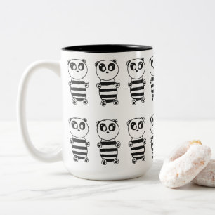 Panda Kids Zweifarbige Tasse