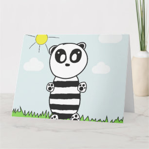 Panda Kinder Karte