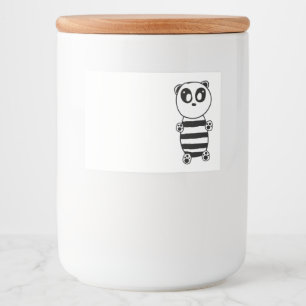 Panda Kinder Lebensmitteletikett