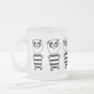 Panda Kinder Mattglastasse