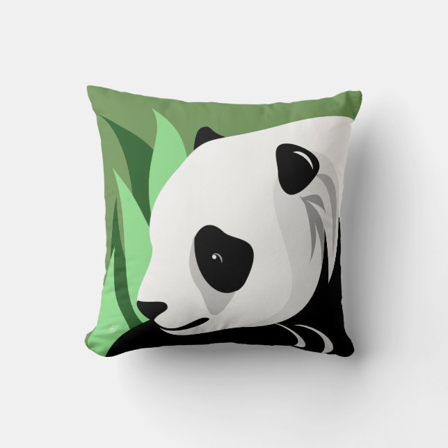 Panda-Kissen Kissen (Vorderseite)