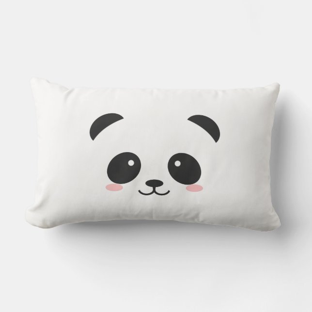 Panda-Kissen Lendenkissen (Vorderseite)
