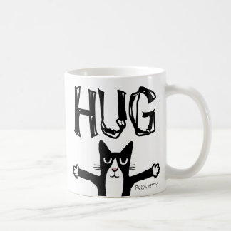 PANDA KITTY CAT COFFEE TASSE, HUG KAFFEETASSE