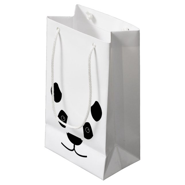 Panda Kleine Geschenktüte (Vorderseite Schrägansicht)