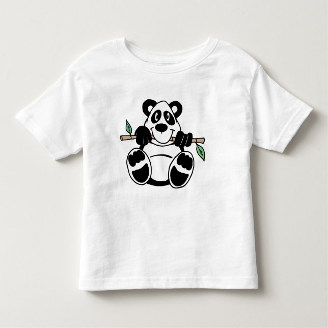 Panda Kleinkind T-shirt (Vorderseite)