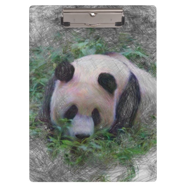 Panda Klemmbrett (Vorderseite)