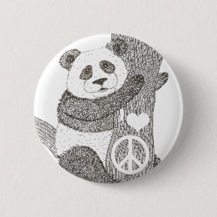 Panda-Knopf Button