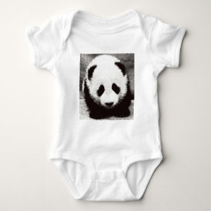Panda Kunstwerk Baby Strampler
