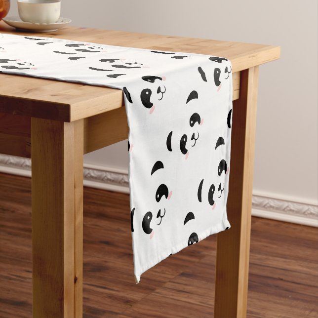 Panda Kurzer Tischläufer (Beispiel)
