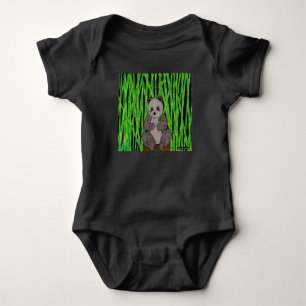 Panda (lebendig) - Babys Bodysuit Baby Strampler