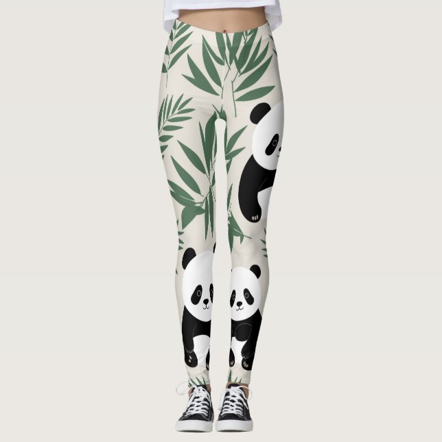 Panda Leggings (Vorderseite)