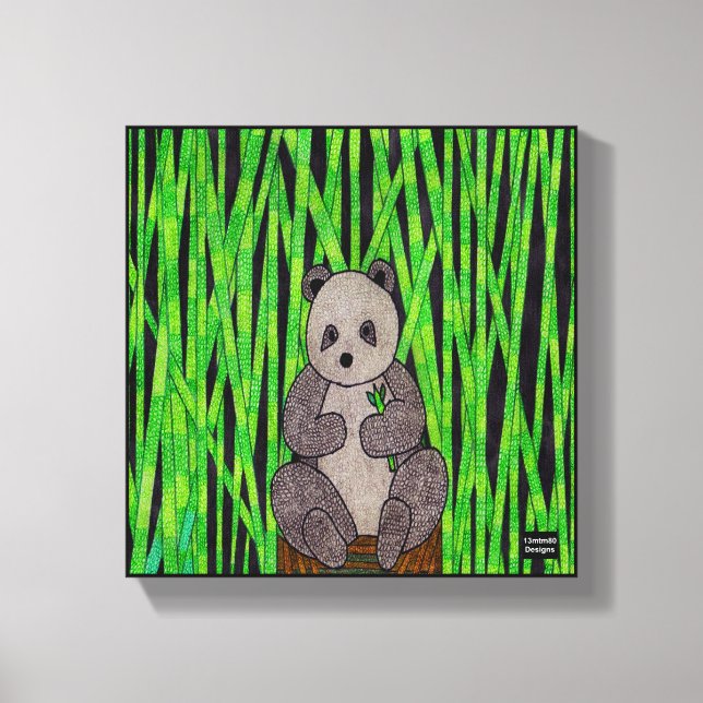 Panda - Leinwanddruck (Vorderseite)