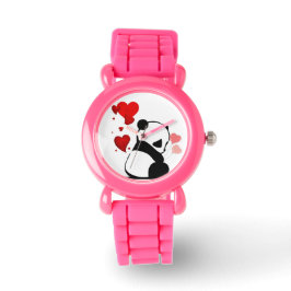 Panda-Liebe Armbanduhr