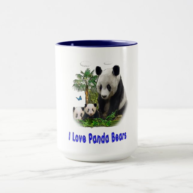Panda Liebe Art Tasse (Zentrum)