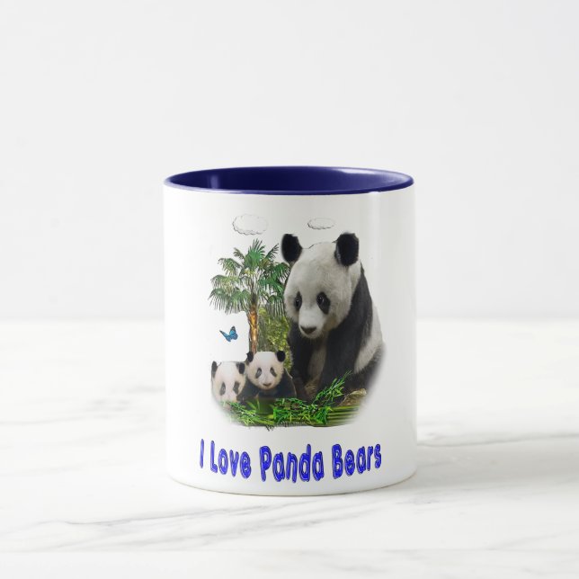Panda Liebe Art Tasse (Zentrum)
