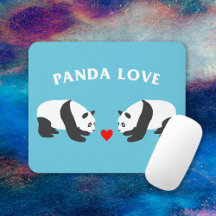 Panda Liebe (blau)