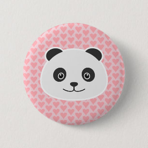 Panda-Liebe Button