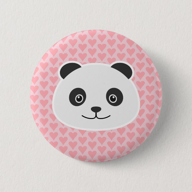 Panda-Liebe Button (Vorderseite)