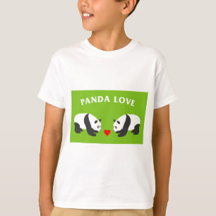 Panda Liebe (grün) T-Shirt