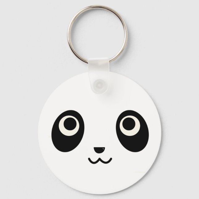 Panda-Liebe Schlüsselanhänger (Vorderseite)
