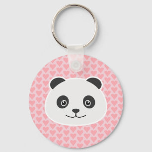Panda-Liebe Schlüsselanhänger