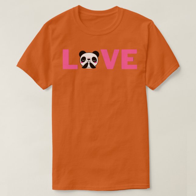 Panda Liebhaber T-Shirt (Design vorne)