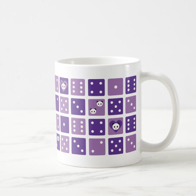 Panda lila kaffeetasse (Rechts)
