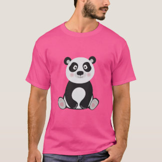 PANDA LOGO TSHIRT EINZIGARTIGES DESIGN VON OM FASH