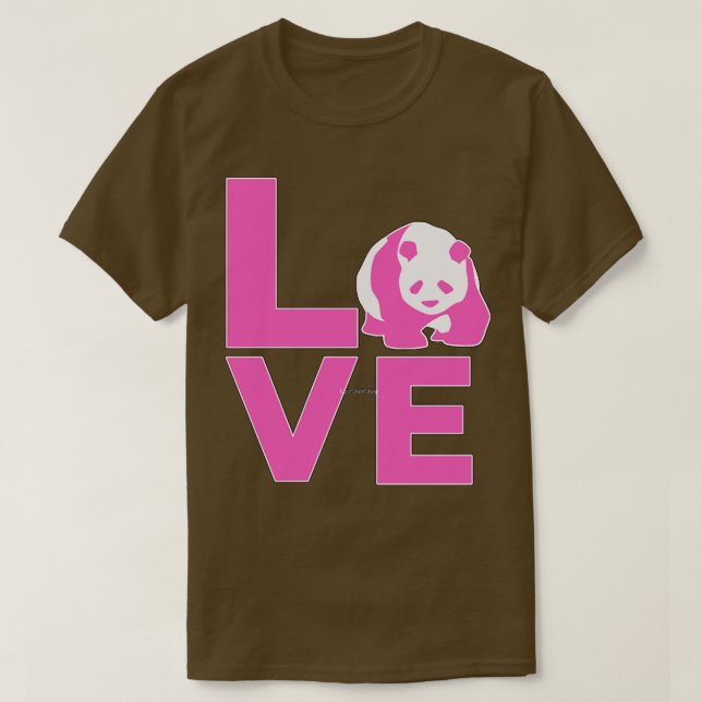 Panda Lover 8 T-Shirt (Design vorne)